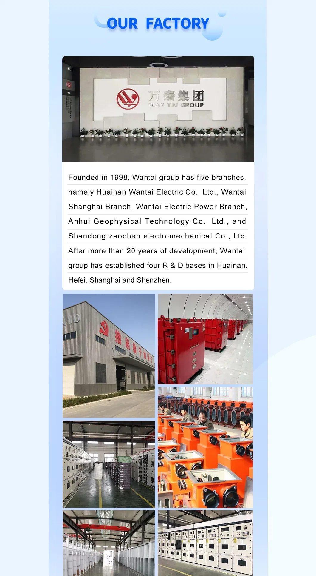 China Factory Hv/LV Power Switchgear for Power Substation Equipment